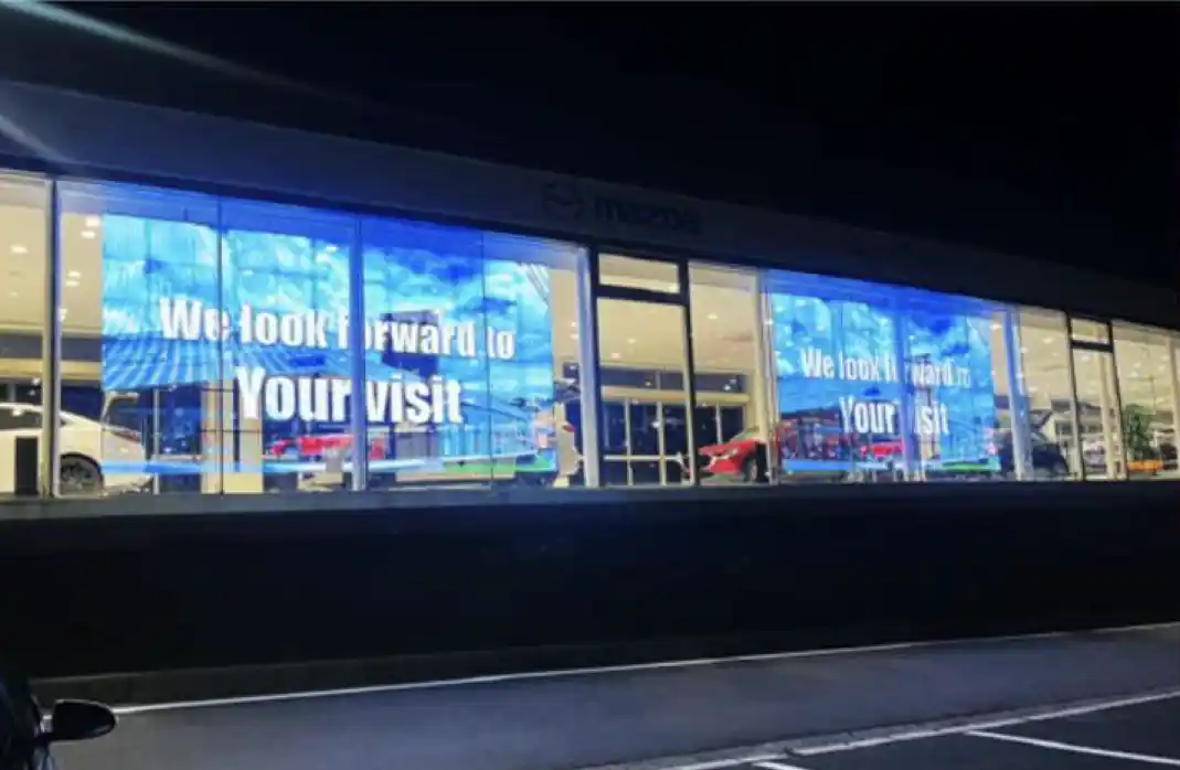 LEDビジョン 明るさ（事例1）