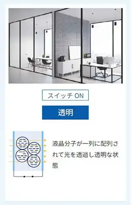 スイッチON 透明